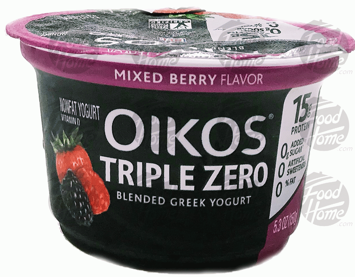 Dannon Oikos mixed berry blended greek yogurt, cup Full-Size Picture